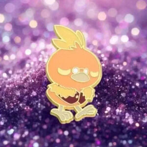 Gentleman Torchic Hoenn Starter Enamel Pin – Classy Pokémon Fan Favorite!